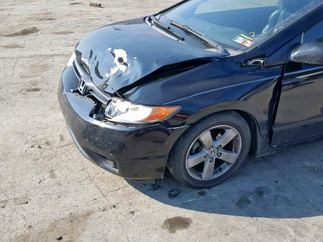 2HGFG129X8H561757 - 2008 HONDA CIVIC EXL 黑色 照片 9