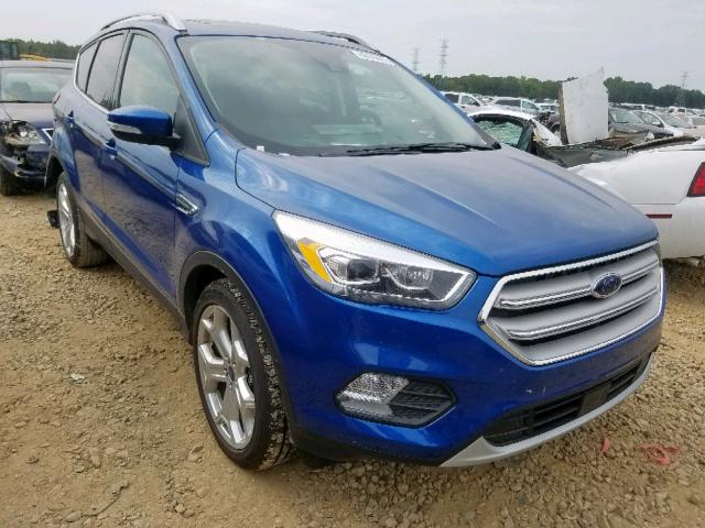 1FMCU9J90KUC30132 - 2019 FORD ESCAPE TIT BLUE photo 1