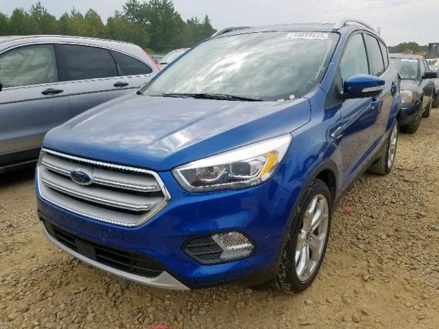 1FMCU9J90KUC30132 - 2019 FORD ESCAPE TIT BLUE photo 2