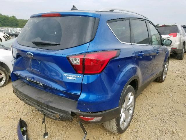 1FMCU9J90KUC30132 - 2019 FORD ESCAPE TIT BLUE photo 4