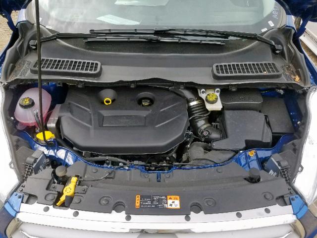 1FMCU9J90KUC30132 - 2019 FORD ESCAPE TIT BLUE photo 7