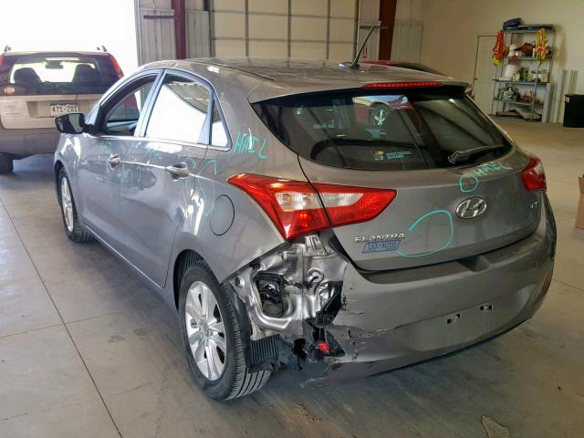 KMHD35LH3EU178732 - 2014 HYUNDAI ELANTRA GT GRAY photo 3