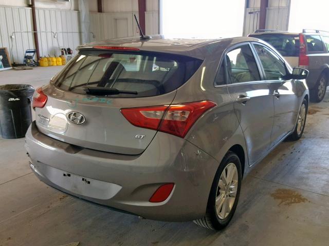 KMHD35LH3EU178732 - 2014 HYUNDAI ELANTRA GT GRAY photo 4