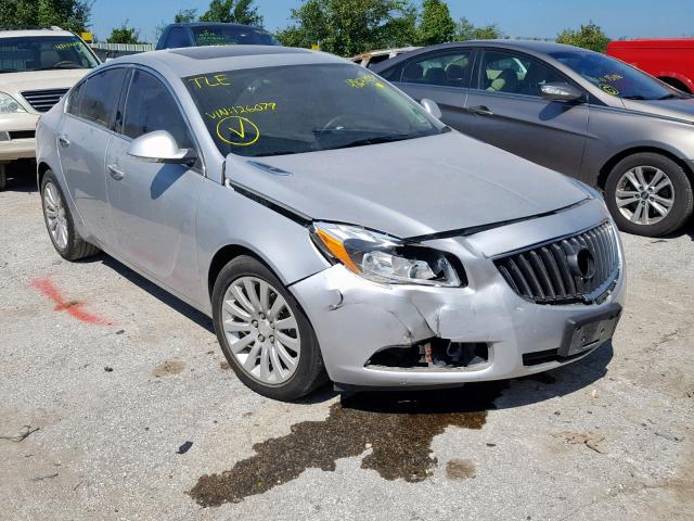 2G4GS5EK1C9126079 - 2012 BUICK REGAL PREM SILVER photo 1