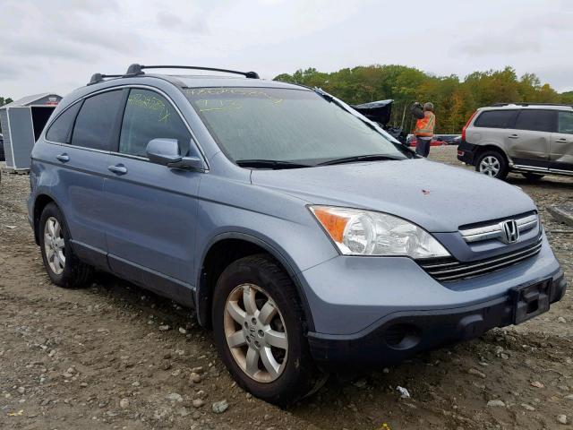 5J6RE48759L038119 - 2009 HONDA CR-V EXL BLUE photo 1