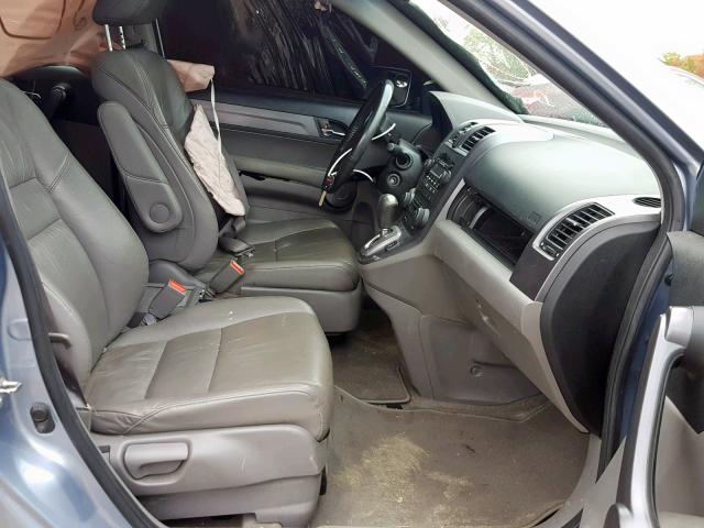 5J6RE48759L038119 - 2009 HONDA CR-V EXL BLUE photo 5