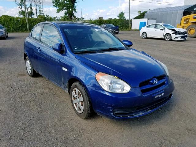 KMHCN35C57U031391 - 2007 HYUNDAI ACCENT BAS BLUE photo 1