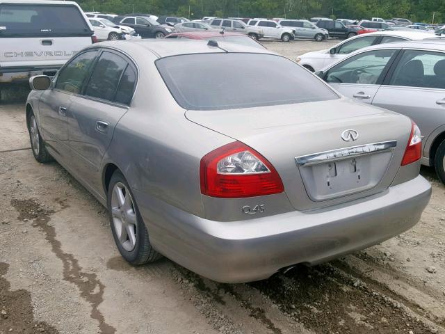 JNKBF01A73M101871 - 2003 INFINITI Q45 TAN photo 3