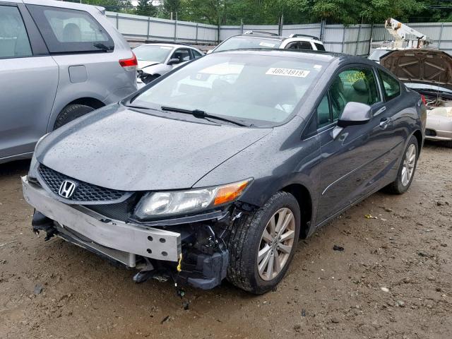2HGFG3B17CH522154 - 2012 HONDA CIVIC EXL 灰色 照片 2