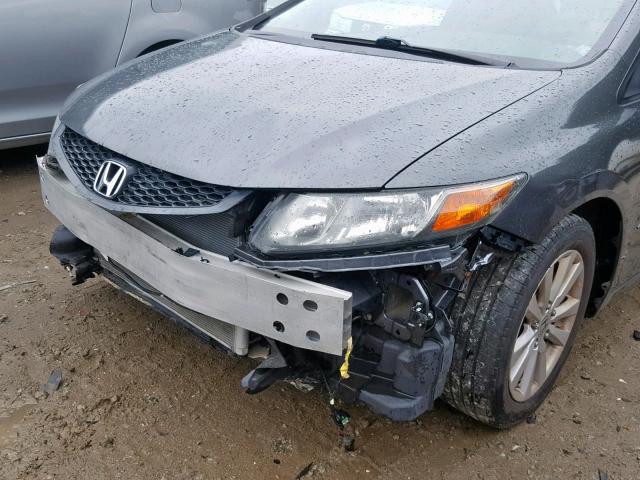 2HGFG3B17CH522154 - 2012 HONDA CIVIC EXL 灰色 照片 9