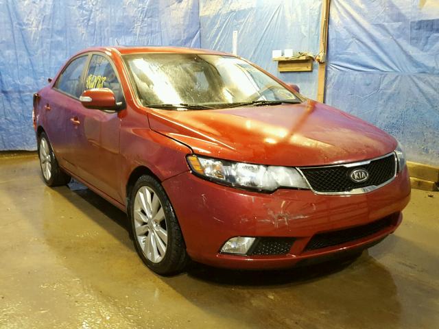 KNAFW4A37A5230578 - 2010 KIA FORTE SX RED photo 1