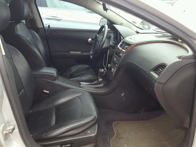 1G1ZG5E75CF182455 - 2012 CHEVROLET MALIBU LTZ ვერცხლისფერი ფოტო 5