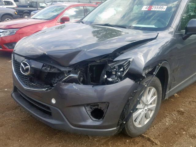 JM3KE2BE5E0361267 - 2014 MAZDA CX-5 SPORT GRAY photo 9