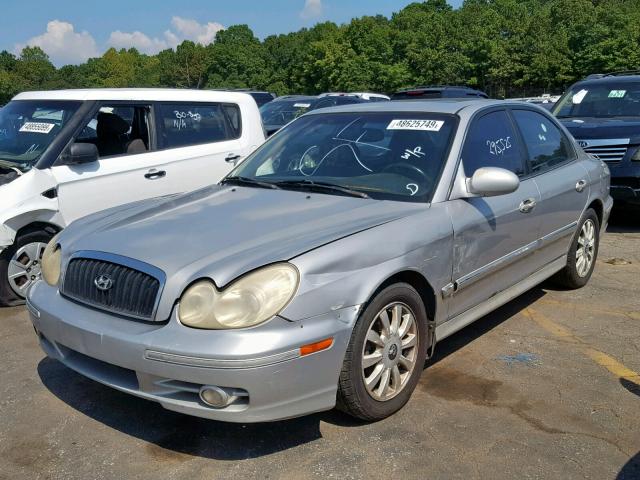 KMHWF35H23A900143 - 2003 HYUNDAI SONATA GLS SILVER photo 2