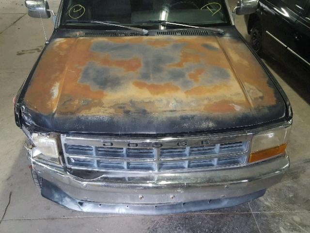 1B7GG23X7PS255774 - 1993 DODGE DAKOTA BLUE photo 7