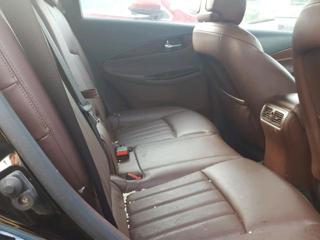 JNKAJ09F08M360557 - 2008 INFINITI EX35 BASE BLACK photo 6