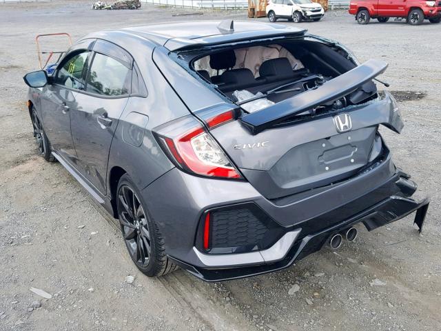 SHHFK7H41KU414914 - 2019 HONDA CIVIC SPOR CHARCOAL photo 3