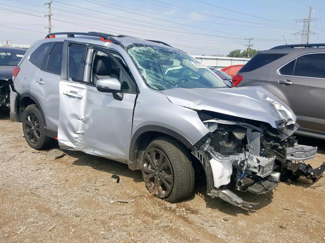 JF2SKAJC6KH408946 - 2019 SUBARU FORESTER S SILVER photo 1