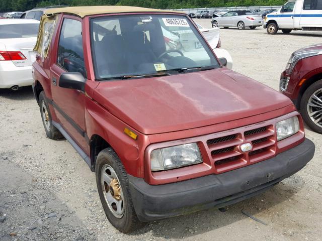 2CNBE1869W6924621 - 1998 CHEVROLET TRACKER RED photo 1