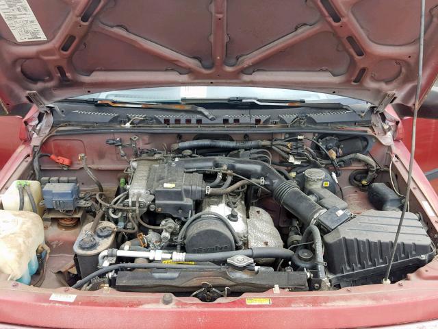 2CNBE1869W6924621 - 1998 CHEVROLET TRACKER RED photo 7