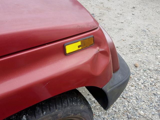 2CNBE1869W6924621 - 1998 CHEVROLET TRACKER RED photo 9