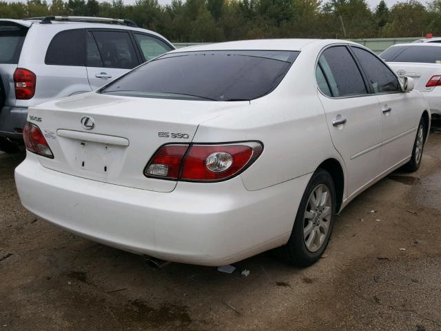 JTHBA30G140022615 - 2004 LEXUS ES 330 WHITE photo 4