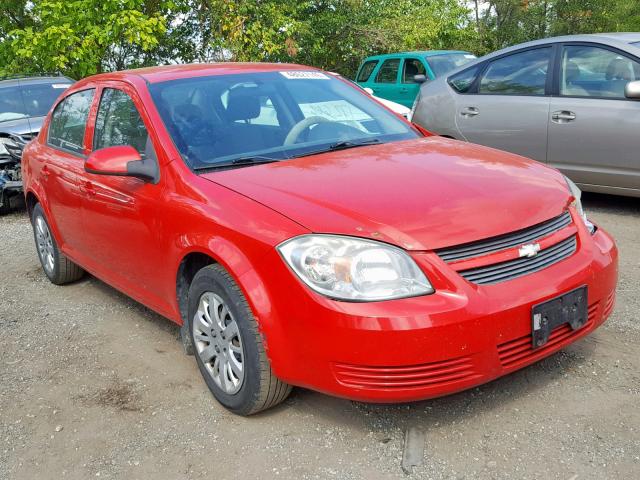 1G1AT58H197154507 - 2009 CHEVROLET COBALT LT RED photo 1