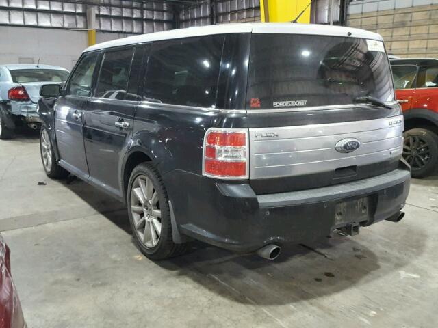 2FMHK6DT0ABB30229 - 2010 FORD FLEX LIMIT BLACK photo 3