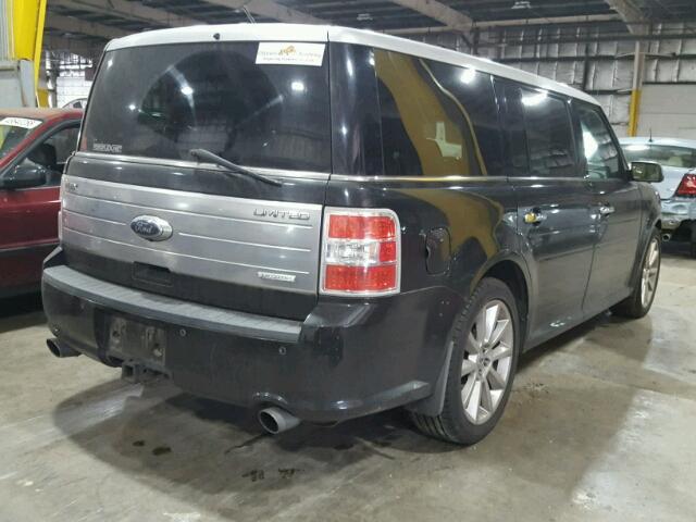 2FMHK6DT0ABB30229 - 2010 FORD FLEX LIMIT BLACK photo 4