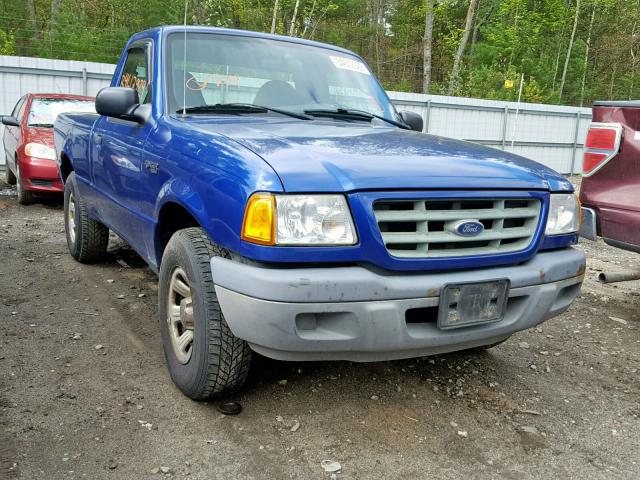 1FTYR10D43PB79687 - 2003 FORD RANGER BLUE photo 1