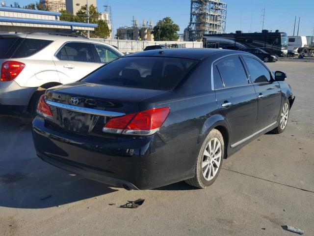 4T1BK3DB3BU409746 - 2011 TOYOTA AVALON BAS BLACK photo 4