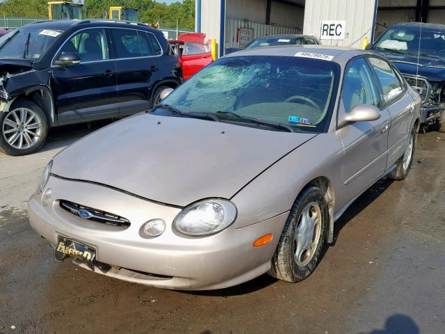 1FAFP52U4WG111501 - 1998 FORD TAURUS LX TAN photo 2