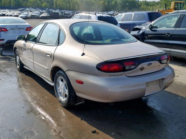 1FAFP52U4WG111501 - 1998 FORD TAURUS LX TAN photo 3