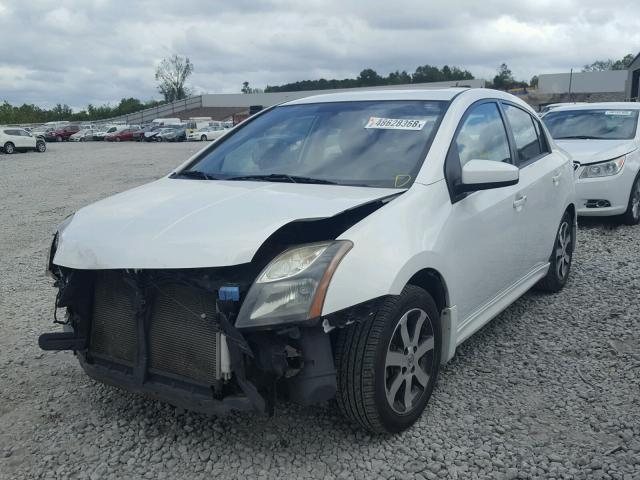 3N1AB6AP7BL707280 - 2011 NISSAN SENTRA 2.0 WHITE photo 2