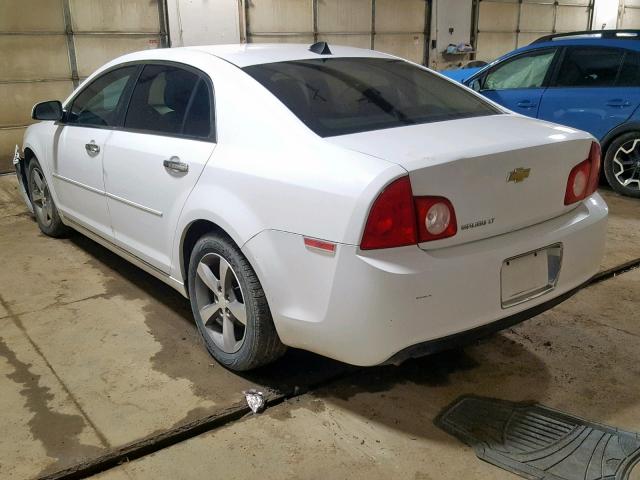 1G1ZC5E07CF174002 - 2012 CHEVROLET MALIBU 1LT 白色 照片 3