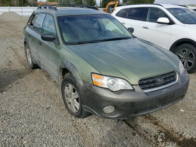 4S4BP61C157327405 - 2005 SUBARU LEGACY OUT GREEN photo 1