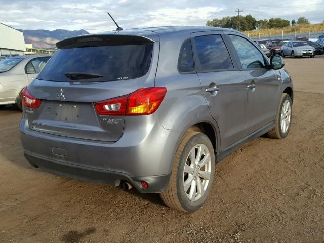 4A4AR3AU9FE013945 - 2015 MITSUBISHI OUTLANDER CHARCOAL photo 4