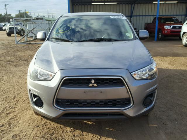 4A4AR3AU9FE013945 - 2015 MITSUBISHI OUTLANDER CHARCOAL photo 9