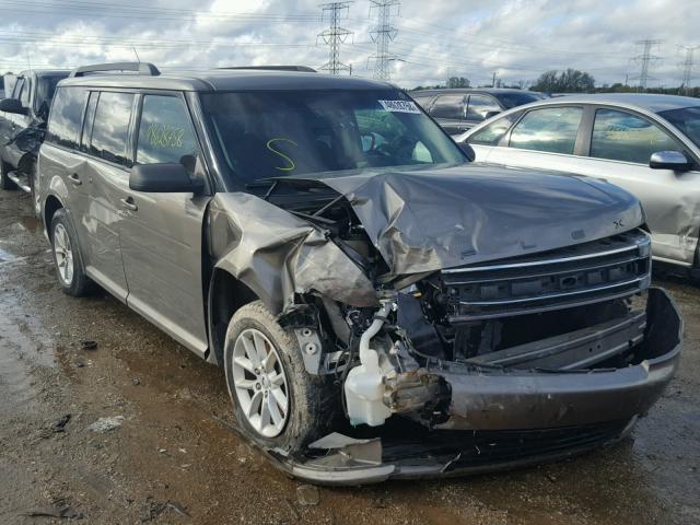 2FMGK5B89EBD23831 - 2014 FORD FLEX SE BROWN photo 1