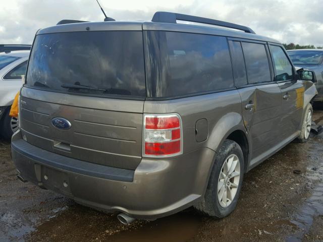 2FMGK5B89EBD23831 - 2014 FORD FLEX SE BROWN photo 4