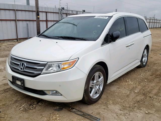 5FNRL5H92CB064755 - 2012 HONDA ODYSSEY TO WHITE photo 2