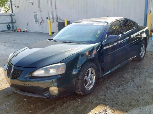 2G2WS522641364695 - 2004 PONTIAC GRAND PRIX GREEN photo 2