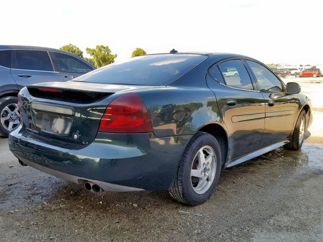 2G2WS522641364695 - 2004 PONTIAC GRAND PRIX GREEN photo 4