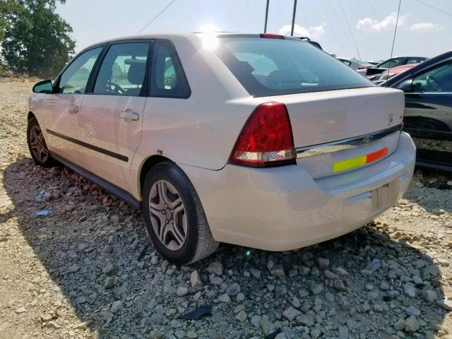 1G1ZS62895F216319 - 2005 CHEVROLET MALIBU MAX 白色 照片 3