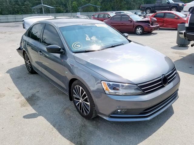 3VWB17AJ5GM406995 - 2016 VOLKSWAGEN JETTA SPOR GRAY photo 1