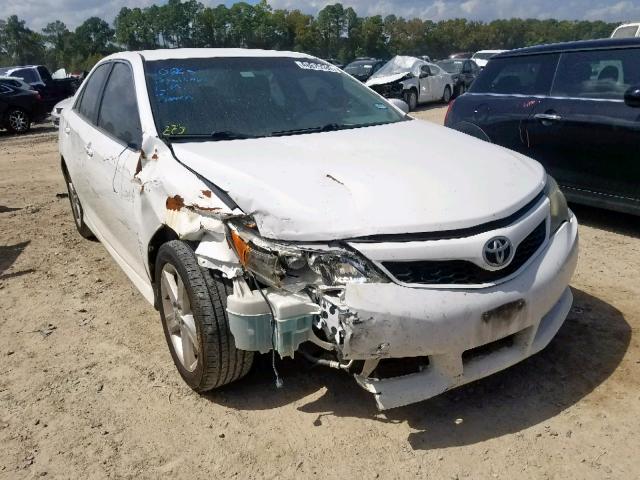 4T1BF1FK3CU180573 - 2012 TOYOTA CAMRY BASE WHITE photo 1