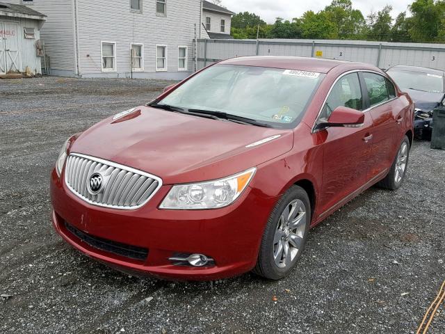 1G4GE5ED2BF296983 - 2011 BUICK LACROSSE C RED photo 2