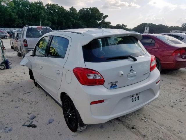 ML32A5HJ9KH008654 - 2019 MITSUBISHI MIRAGE GT WHITE photo 3