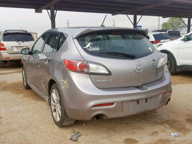 JM1BL1H55A1143799 - 2010 MAZDA 3 S SILVER photo 3