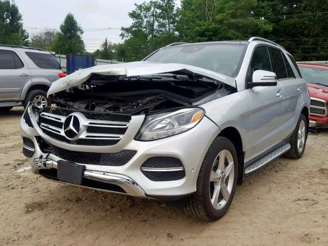 4JGDA5HB4HA946590 - 2017 MERCEDES-BENZ GLE 350 4M SILVER photo 2